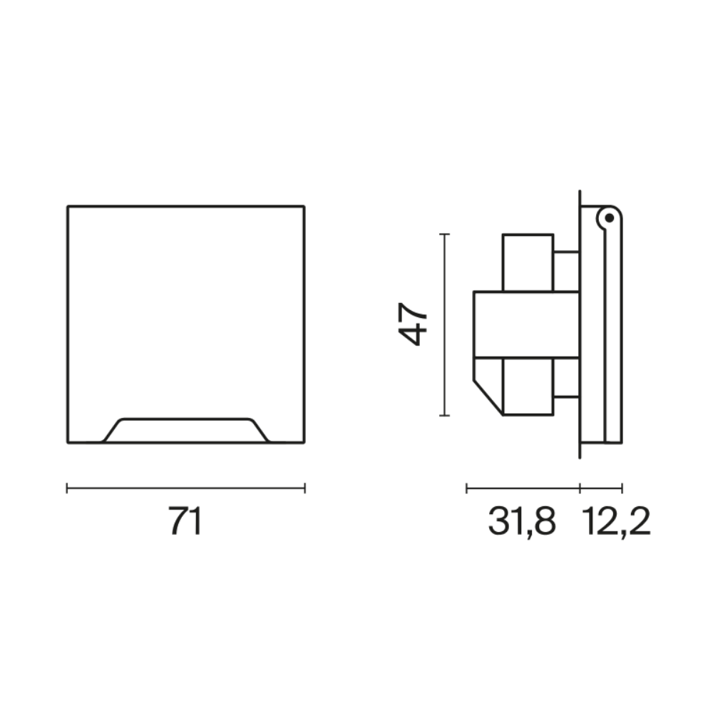 Розетка встраиваемая Voltum S70 с заземлением, защитными шторками и крышкой Белый глянцевый VLS040301 — изображение 5