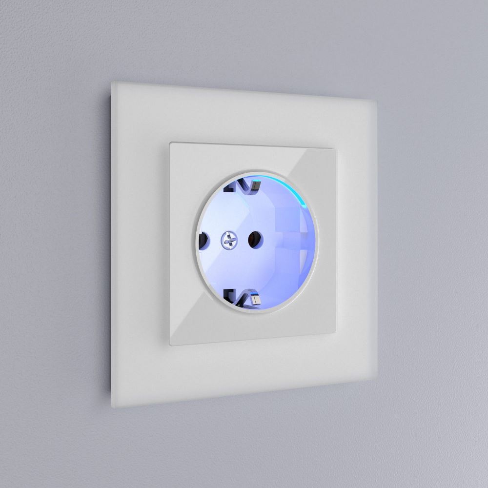 Рамка стеклянная Werkel Favorit на 1 пост Белый матовый W0011105 — изображение 3