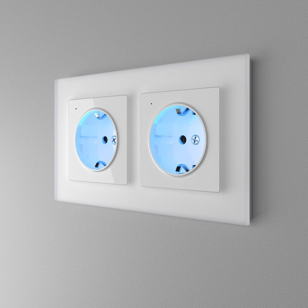 Рамка стеклянная Werkel Favorit на 2 поста Белый матовый W0021105 — изображение 2