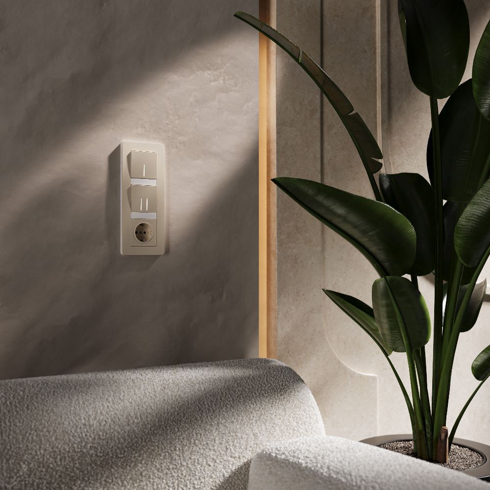 Рамка из поликарбоната Werkel Split на 3 поста Айвори / Белый W0033066 — изображение 2