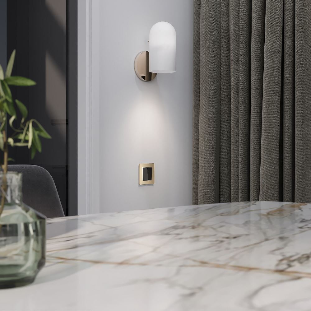 Выключатель двухклавишный встраиваемый Werkel Черный W1120048 — изображение 3