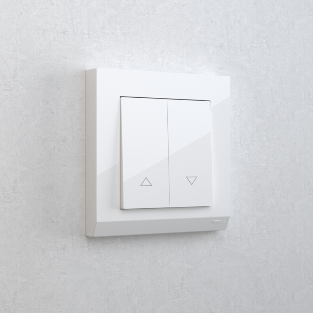 Выключатель жалюзи встраиваемый Werkel Белый W1124501 — изображение 2