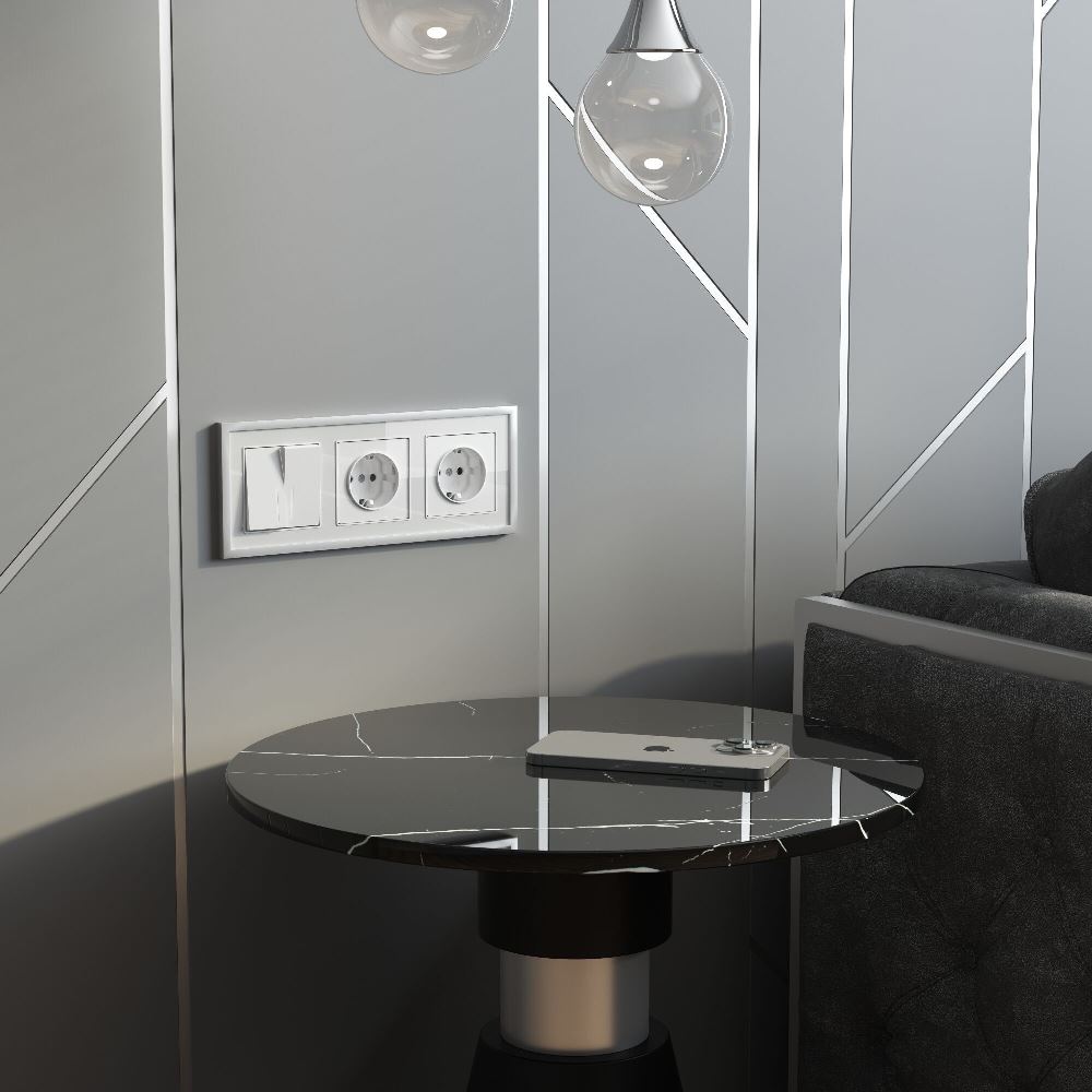 Розетка встраиваемая Werkel с заземлением Белый W1171041 — изображение 2