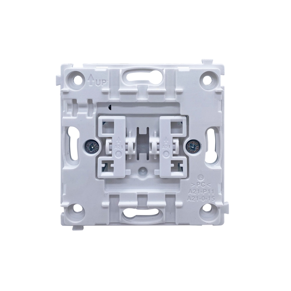 Выключатель двухклавишный встраиваемый Donel R98 с подсветкой Сталь матовая DA03105-DA28537 — изображение 5