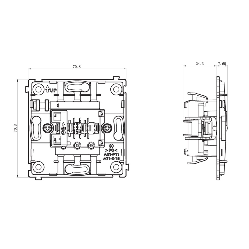 Выключатель одноклавишный встраиваемый Donel R98 Коралл матовый DA10100-DA29645 — изображение 6