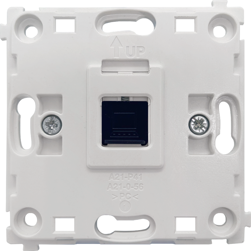 Розетка встраиваемая Ethernet Donel R98 RJ45 cat.6 Черный матовый DA16200-DA83928 — изображение 3