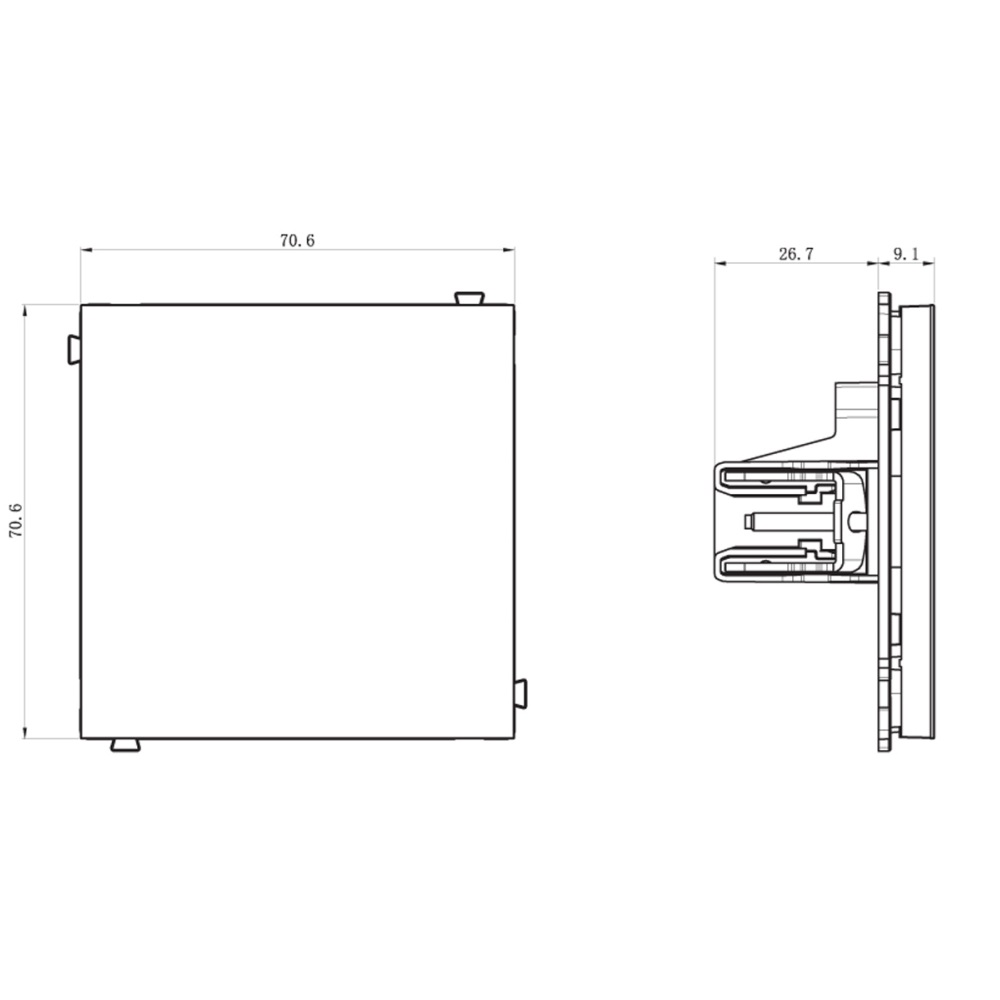 Заглушка Donel R98 Черный матовый DA26828 — изображение 3