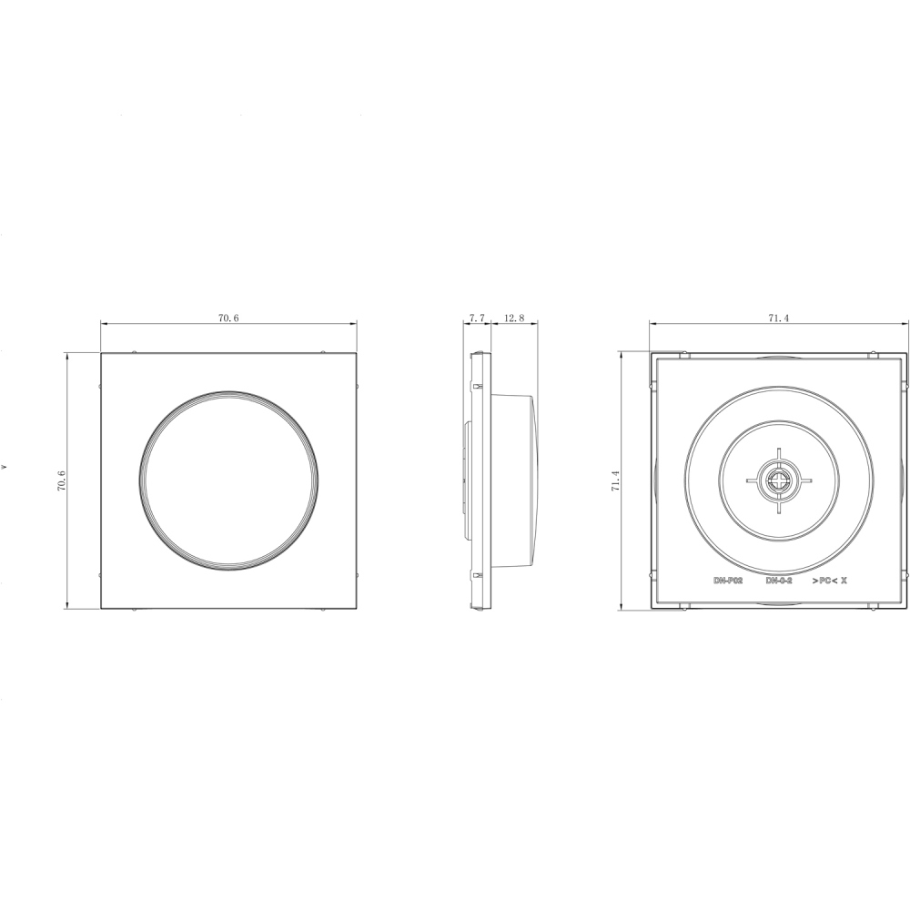 Диммер Donel R98 Triac с доп. входом Серый матовый DDIM300LED-DA65040 — изображение 3