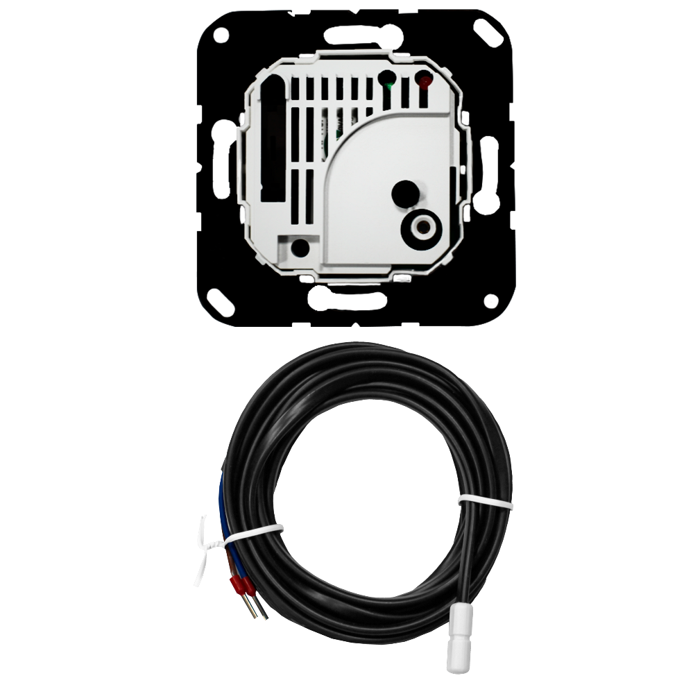 Терморегулятор механический Donel R98 с внешним датчиком пола Сталь матовая DTEF231-DA14937 — изображение 4