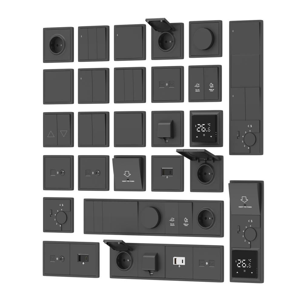 Розетка встраиваемая USB Donel R98 3.1A тип A, С Черный матовый DUSB3100ANC-DA27628 — изображение 2