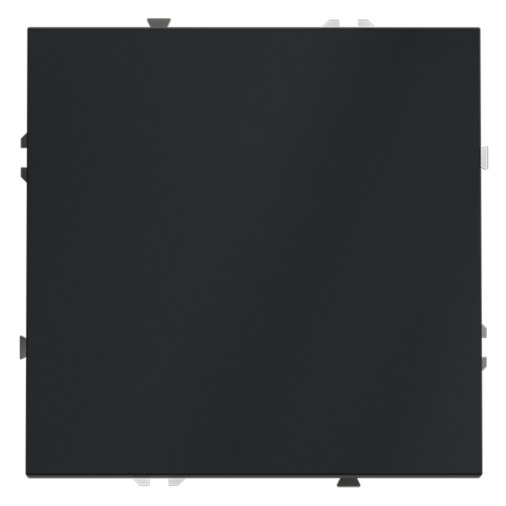 Выключатель одноклавишный встраиваемый проходной Voltum S70 Графит VLS010307