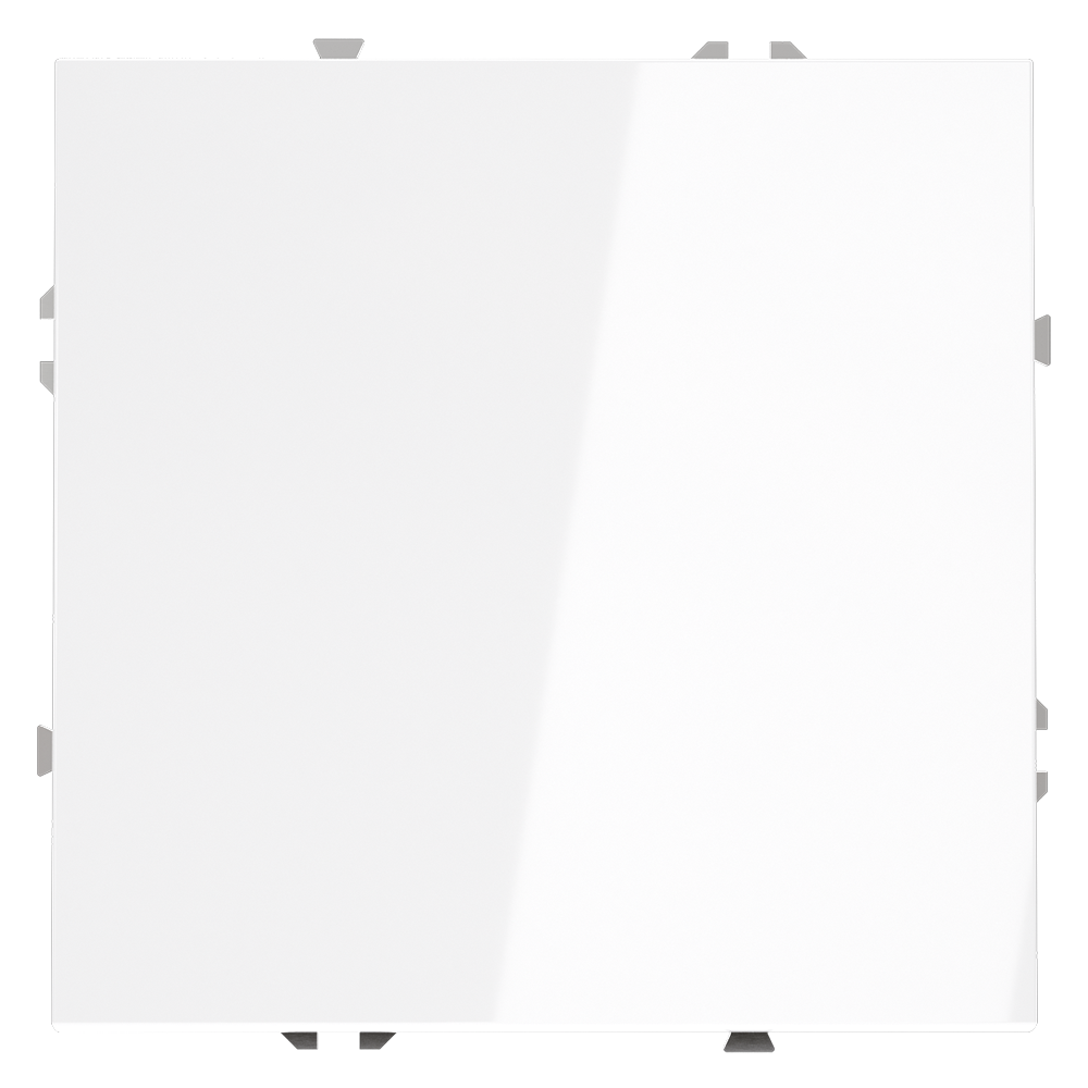 Выключатель одноклавишный встраиваемый с самовозвратом Voltum S70 Белый Глянцевый VLS010601