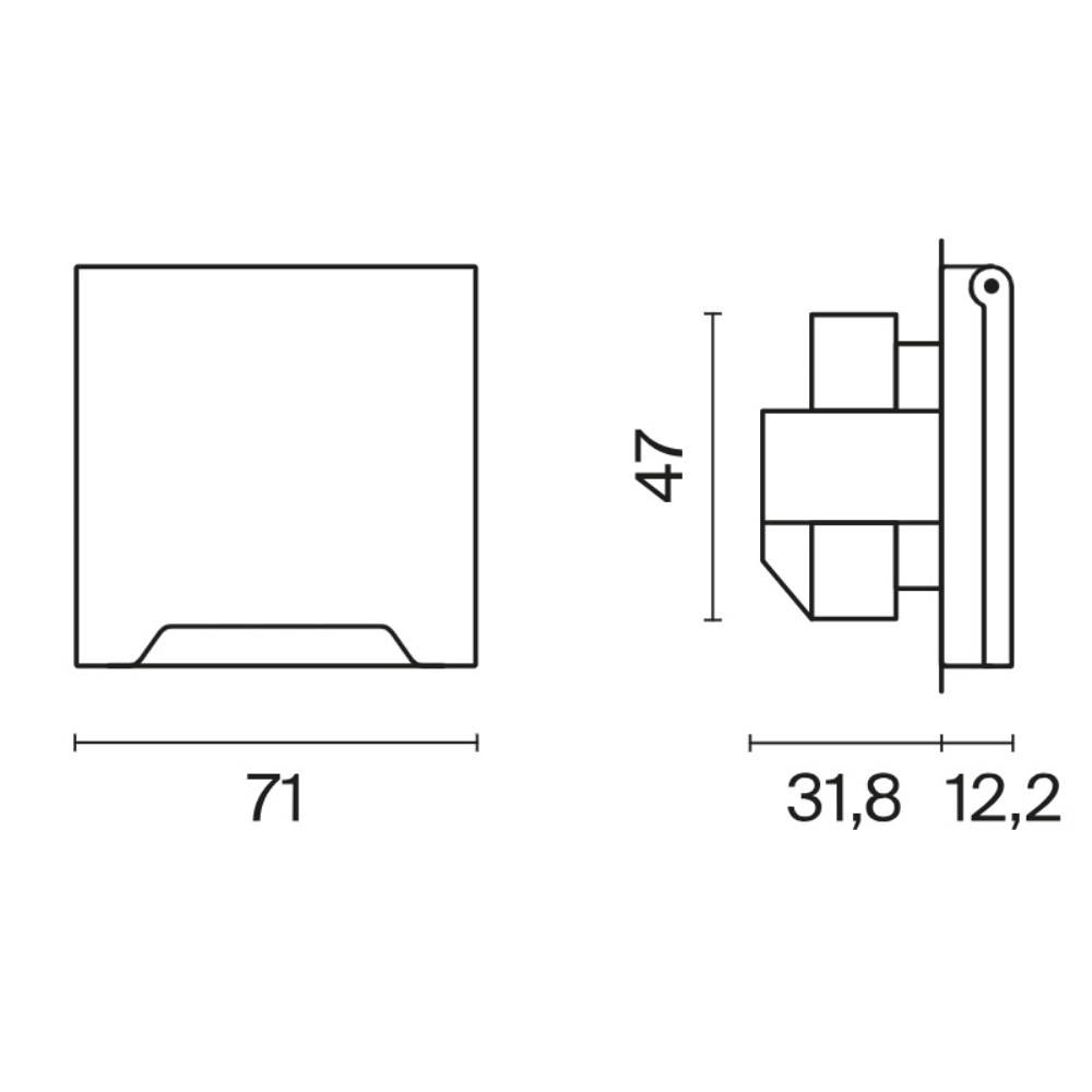 Розетка встраиваемая Voltum S70 с заземлением, защитными шторками и крышкой Шелк VLS040304 — изображение 6