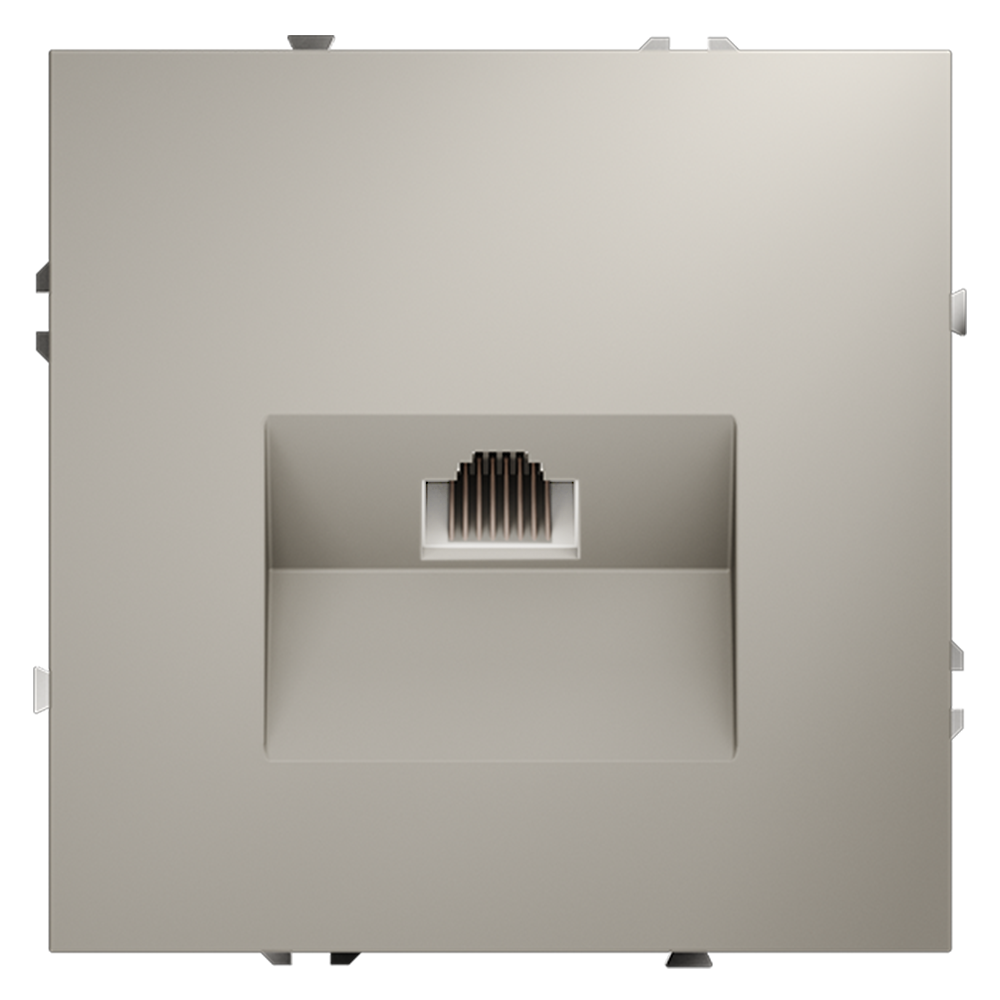 Розетка встраиваемая Ethernet Voltum S70 RJ45 cat.6 Кашемир VLS060103