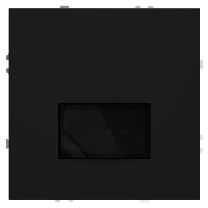 Датчик движения встраиваемый Voltum S70 Черный матовый VLS070508