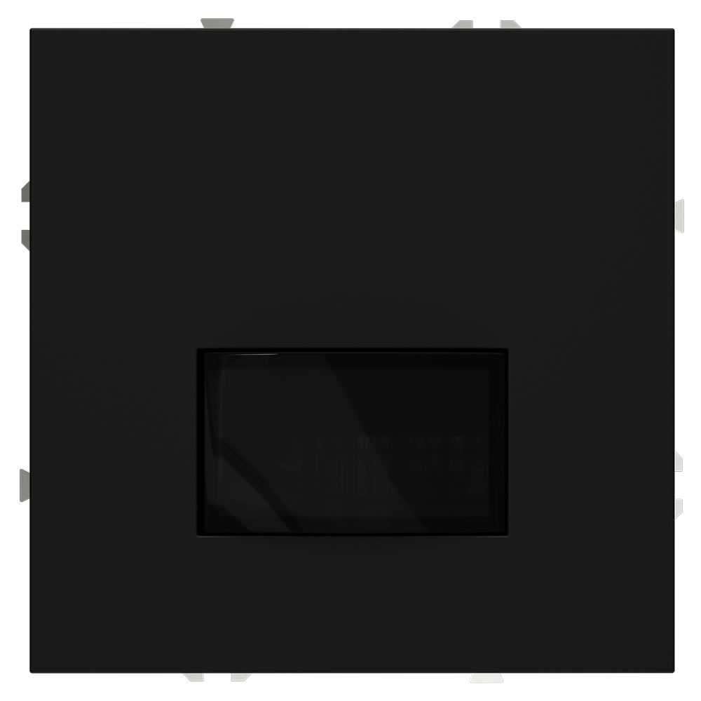 Датчик движения встраиваемый Voltum S70 Черный матовый VLS070508