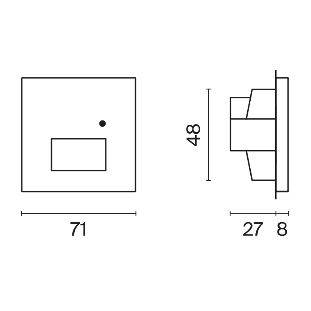 LED подсветка встраиваемая Voltum S70 Графит VLS070607 — изображение 6