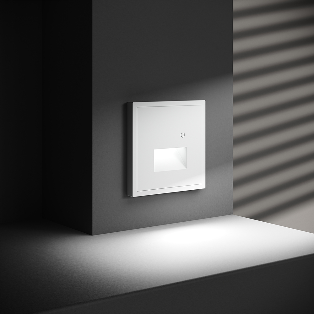 LED подсветка встраиваемая Voltum S70 с датчиком Белый матовый VLS070702 — изображение 4