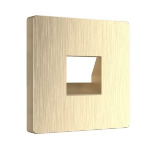 Накладка для телефонной розетки Werkel RJ-11 Шампань рифленый W1192010